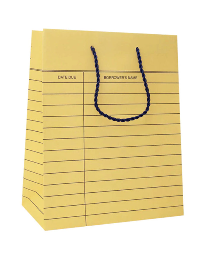 Library Card Gift Bag