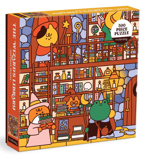 The Wizards Library-500 Piece Puzzle