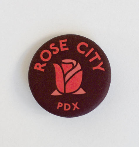 Rose City PDX Button