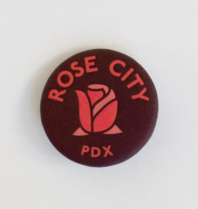Rose City PDX Button