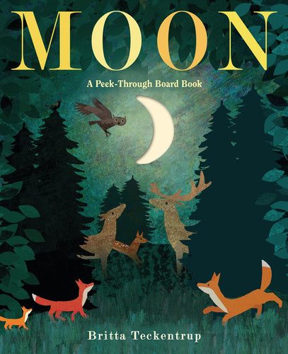 Moon: A Peek-Through Board Book by Teckentrup