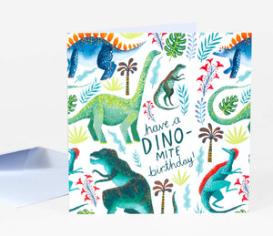 Have a Dino-Mite Birthday Card