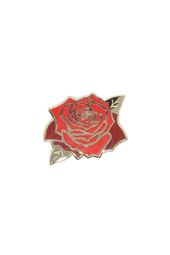 Red Rose Pin