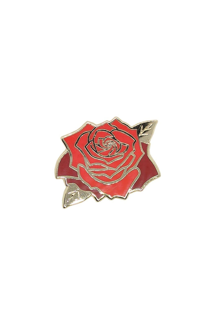 Red Rose Pin