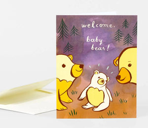 Susie Ghahremani: Welcome,Baby Bear Card