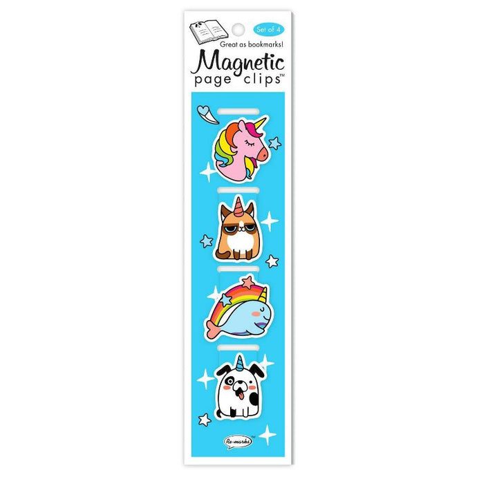 Unicorn Doodle Page Clips