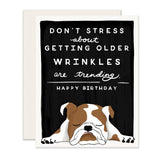 Bulldog Birthday Card